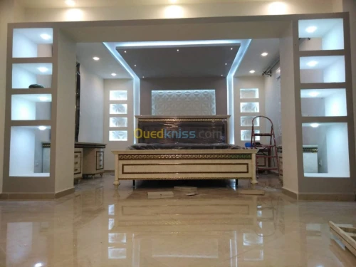 Déco placo plâtre, Pvc, forex, peintur