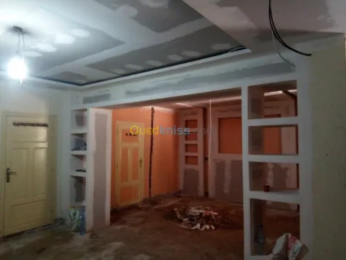Déco placo plâtre, Pvc, forex, peintur