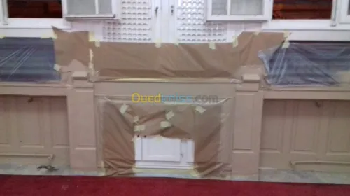 دهن وطلاء بآلة   graco Airless 