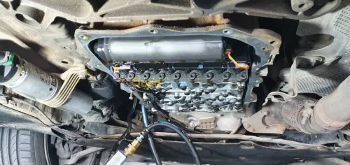 Vidange boite automatique avec MACHINE