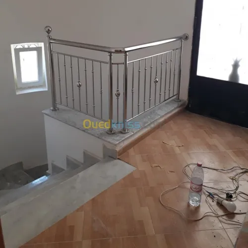 Rampe d'escalier en Inox