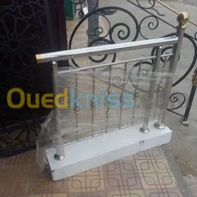 Rampe d'escalier en Inox