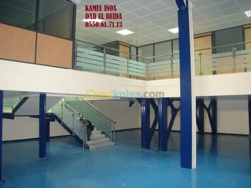 Rampe d'escalier en Inox