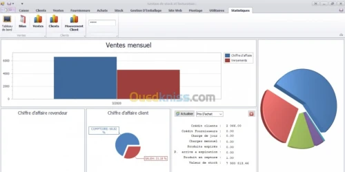 LOGICIEL DE GESTION DE STOCK / CAISSE