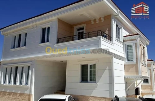 Revêtement de façades en polystyrène 