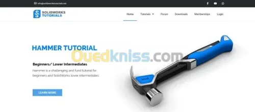 Conception de site web.