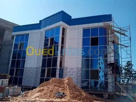 Mûre ridou et façade ventilé 