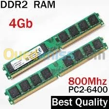 RAM : DDR2 / DDR3 / DDR4