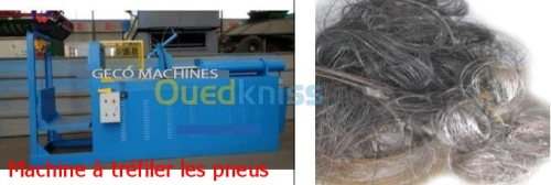 Ligne de recyclage des pneus