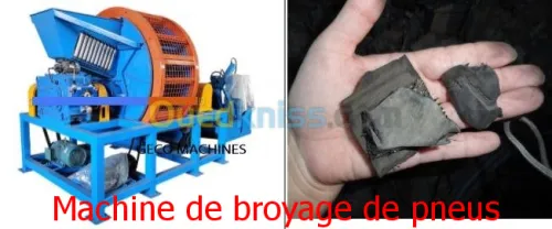 Ligne de recyclage des pneus