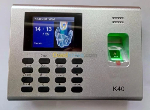 POINTEUSE BIOMÉTRIQUE ZKTECO K40