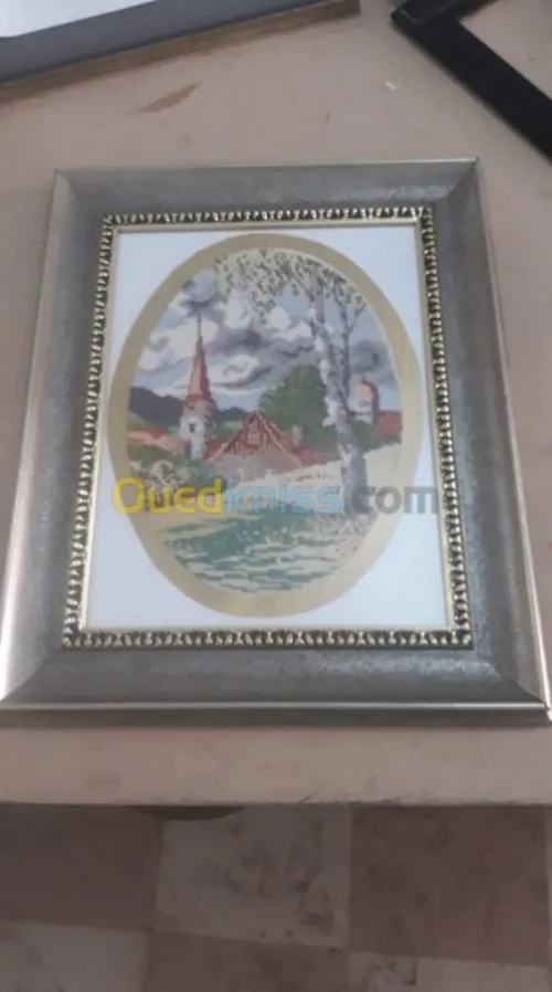 Miroir oval rectangulaire rond Cadre