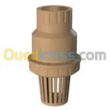 Clapet et crépine en bronze