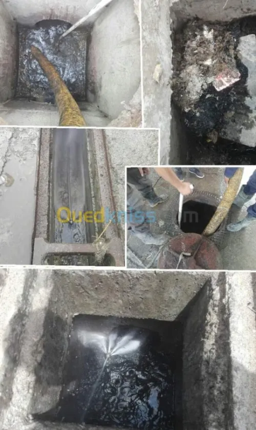 Debouchage pompage et nettoyage egouts