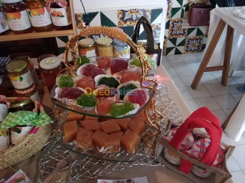 Confiture artisanale, pâtes de fruits