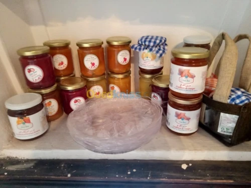 Confiture artisanale, pâtes de fruits