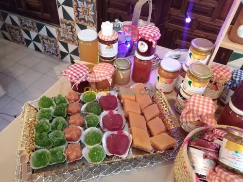Confiture artisanale, pâtes de fruits