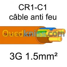 vente  cable anti incendie 