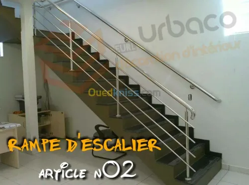 Rampe D'escalier en INOX