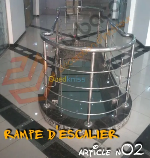 Rampe D'escalier en INOX