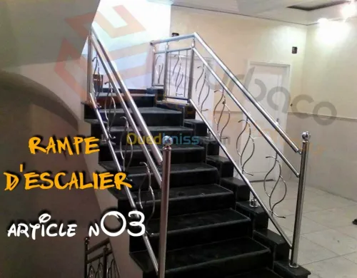 Rampe D'escalier en INOX