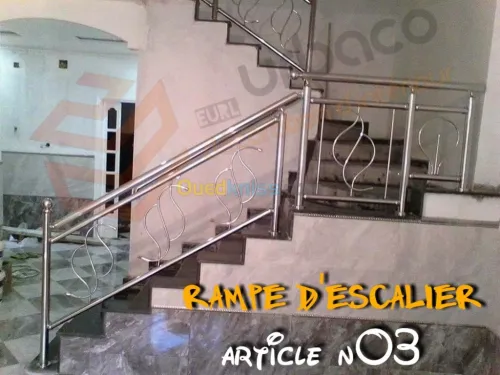 Rampe D'escalier en INOX