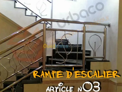 Rampe D'escalier en INOX
