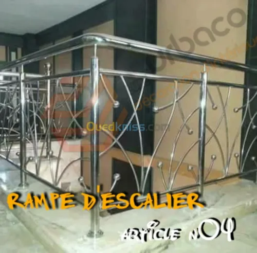 Rampe D'escalier en INOX