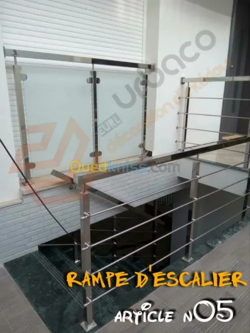 Rampe D'escalier en INOX