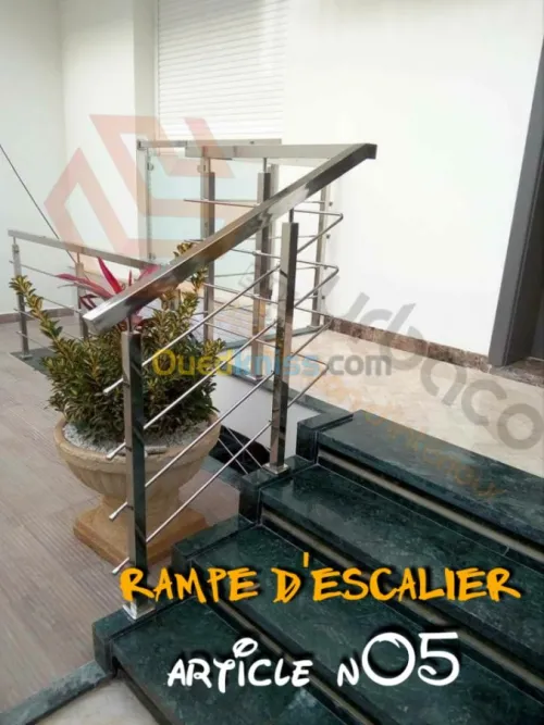 Rampe D'escalier en INOX