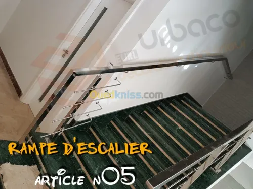 Rampe D'escalier en INOX