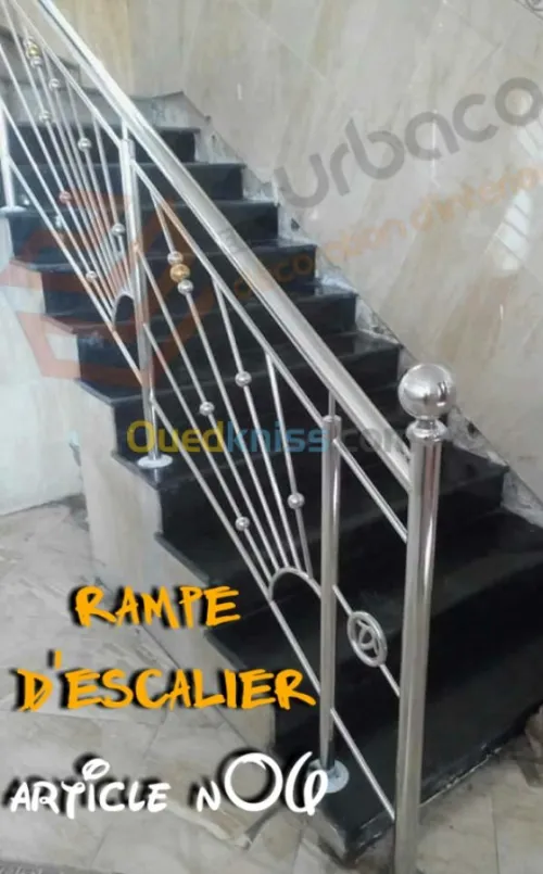 Rampe D'escalier en INOX