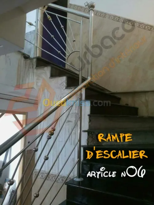 Rampe D'escalier en INOX