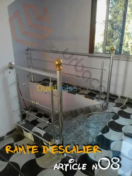 Rampe D'escalier en INOX