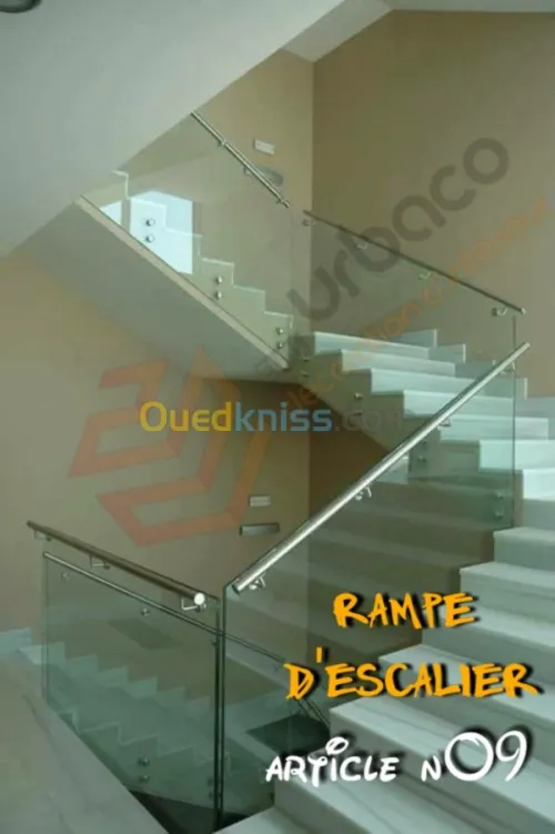 Rampe D'escalier en INOX