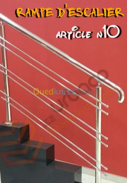 Rampe D'escalier en INOX