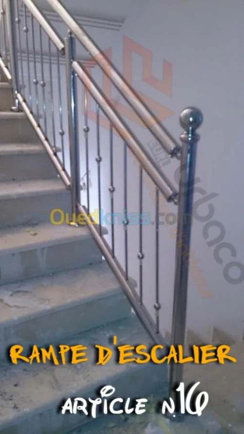 Rampe D'escalier en INOX
