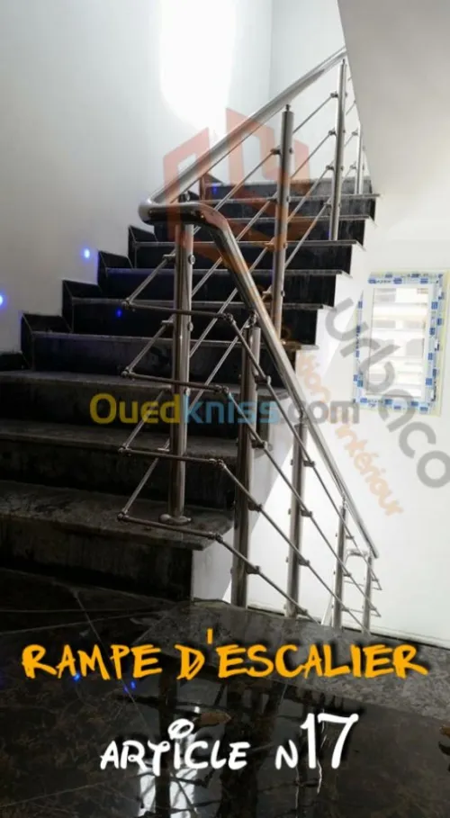 Rampe D'escalier en INOX