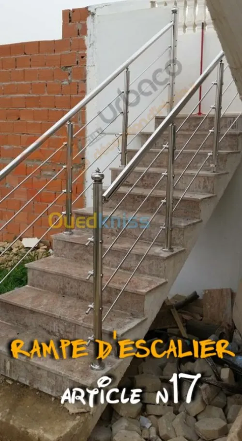 Rampe D'escalier en INOX