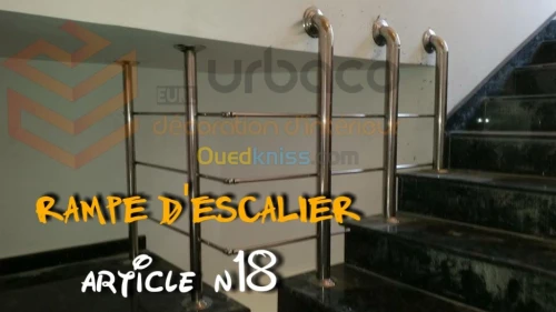 Rampe D'escalier en INOX