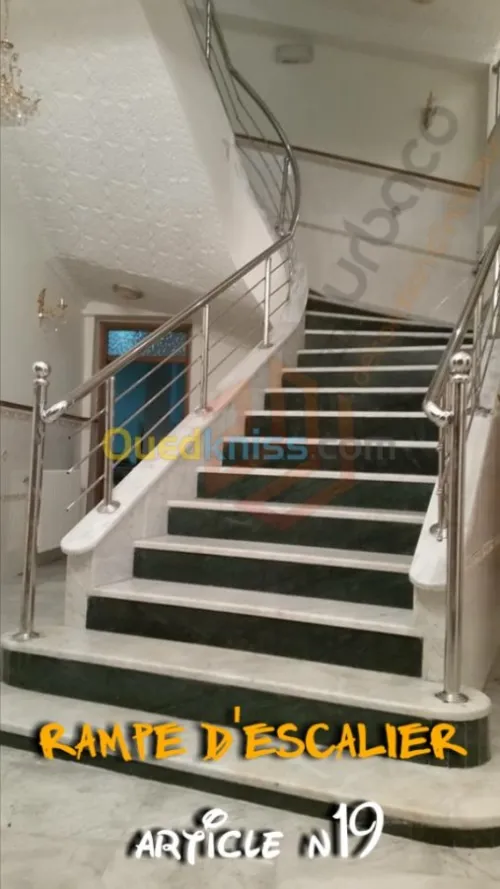 Rampe D'escalier en INOX