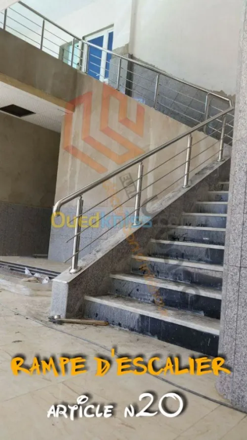Rampe D'escalier en INOX