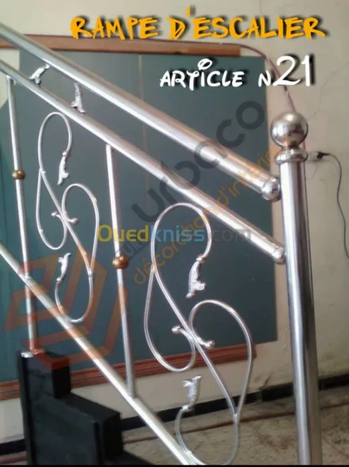 Rampe D'escalier en INOX