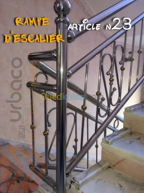 Rampe D'escalier en INOX