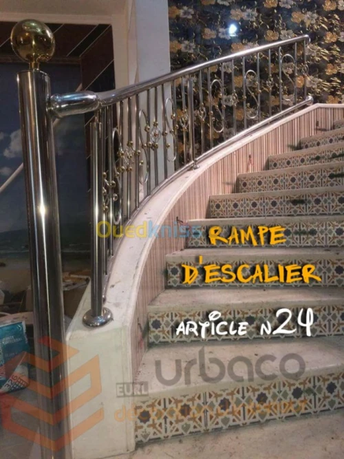 Rampe D'escalier en INOX