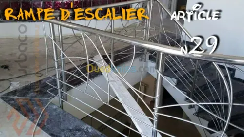 Rampe D'escalier en INOX