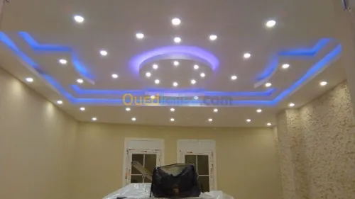 BA13,PVC,peinture,habillage mural,