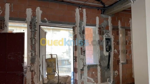Revêtement des façades en  Monocouche 