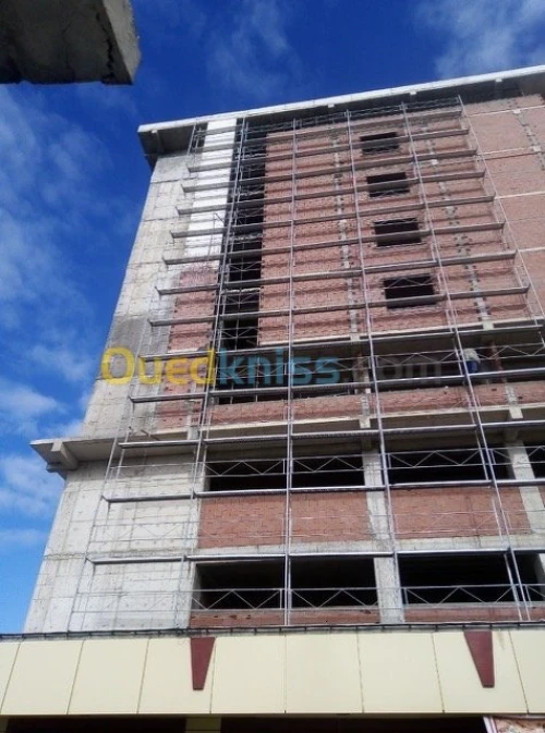 Revêtement des façades en  Monocouche 