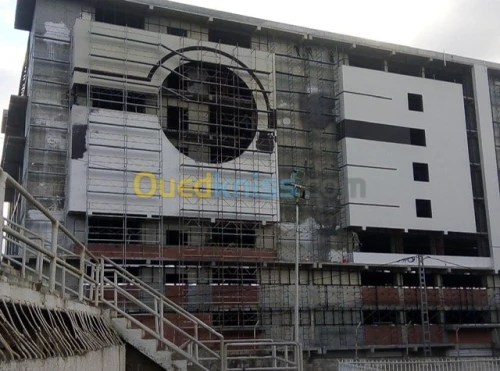 Revêtement des façades en  Monocouche 